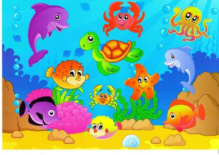 Wycinanka A4 samoprzylepna ZWIERZAKI CORMORAN