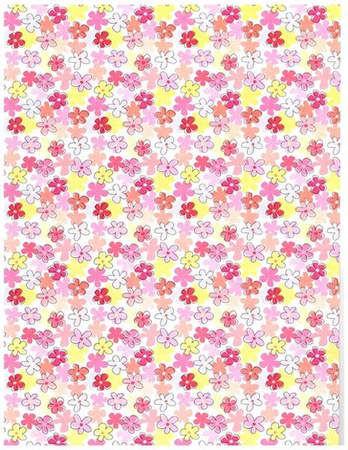 Blok z motywami A4 FLOWERS happy color