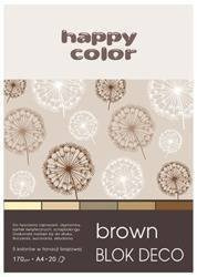 Blok Deco Brown A4 TONACJA BRĄZOWA happy color