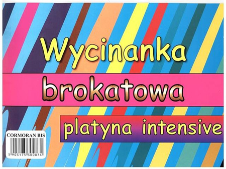 Wycinanka A4 BROKAT PLATYNA INTENSIVE mix kolorów CORMORAN