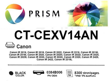 Toner do Canon C-EXV14 BLACK 8,3K PRISM