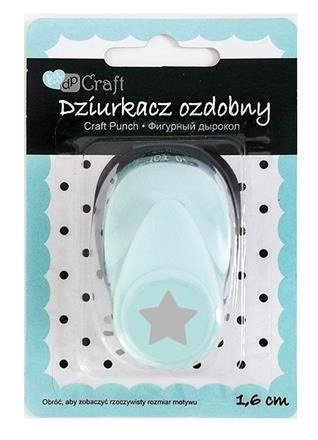 Dziurkacz ozdobny 1,6 cm GWIAZDA dpCraft