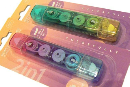 Korektor i klej w taśmie COLORFULL Interdruk