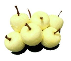Jabłka papierówki KREMOWE 2,5 cm 6 szt. Arpex