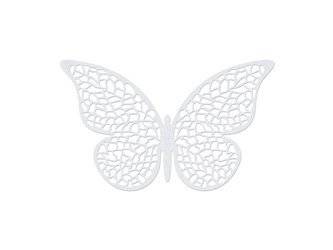 Motyl wycinanka z papieru 4 x 6,5 cm 10 szt. PartyDeco