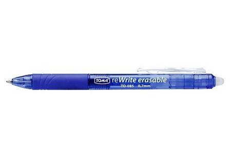 Długopis automatyczny zmazywalny 0,7 mm reWrite TOMA