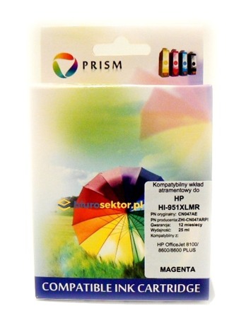 Tusz do HP HI-951XLMR (CN047AE) magenta PRISM